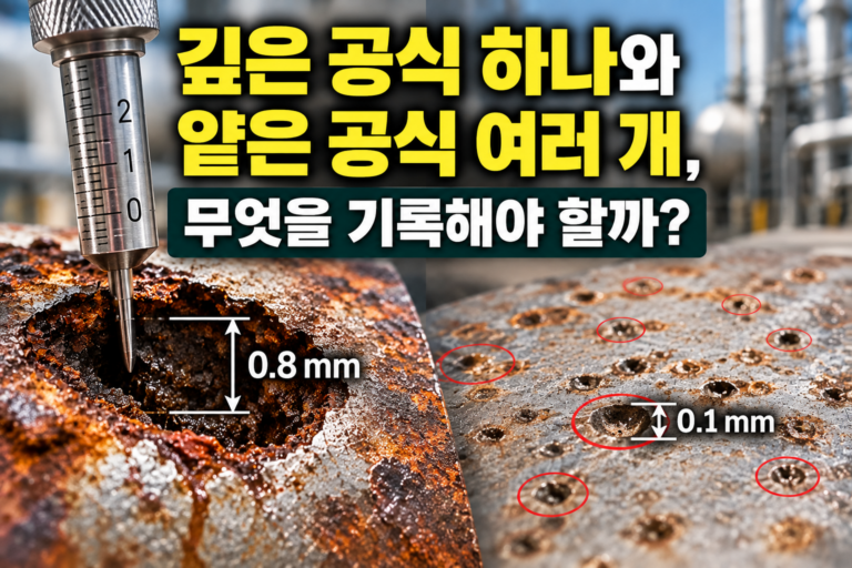깊은 공식 하나와 여러 개의 얕은 공식을 비교해 공식부식 깊이와 분포 기록의 중요성을 보여주는 이미지
